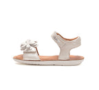 D.D.Step sandale fetite 26-31 White cu floare mare