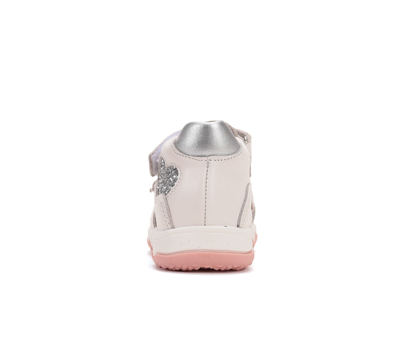 D.D.Step sandale fetite 20-25 White cu inimoara