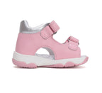 D.D.Step sandale fetite cu LED 20-25 Daisy Pink cu diamante
