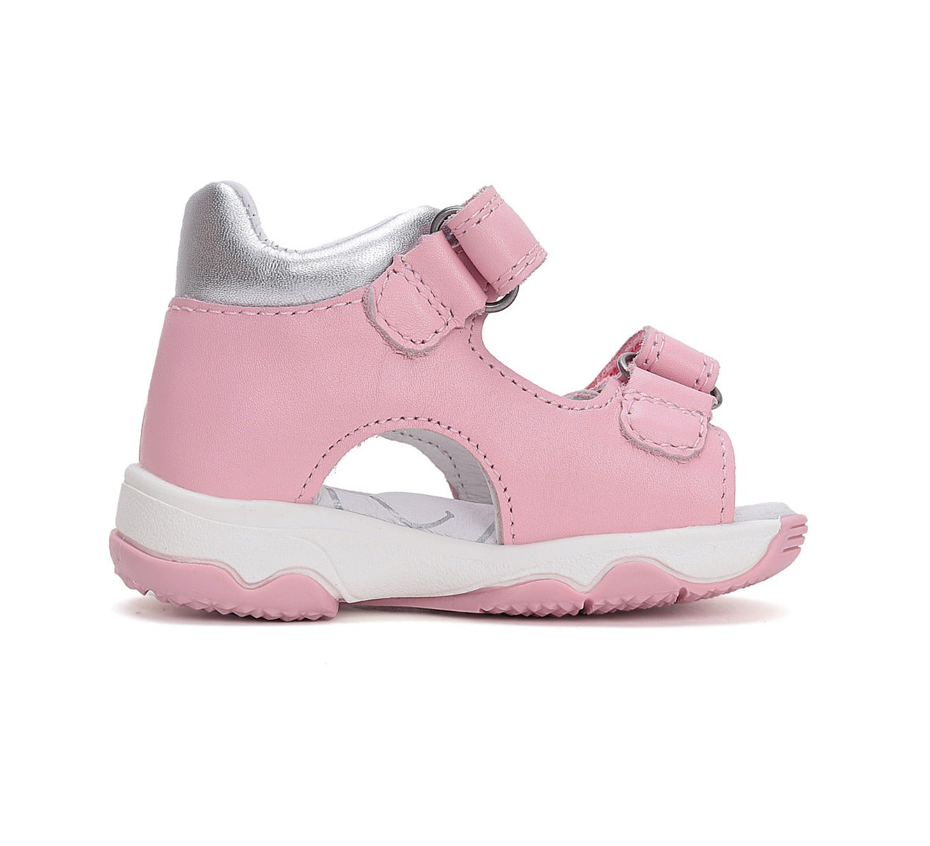 D.D.Step sandale fetite cu LED 20-25 Daisy Pink cu diamante
