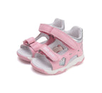 D.D.Step sandale fetite cu LED 26-31 Daisy Pink cu diamante