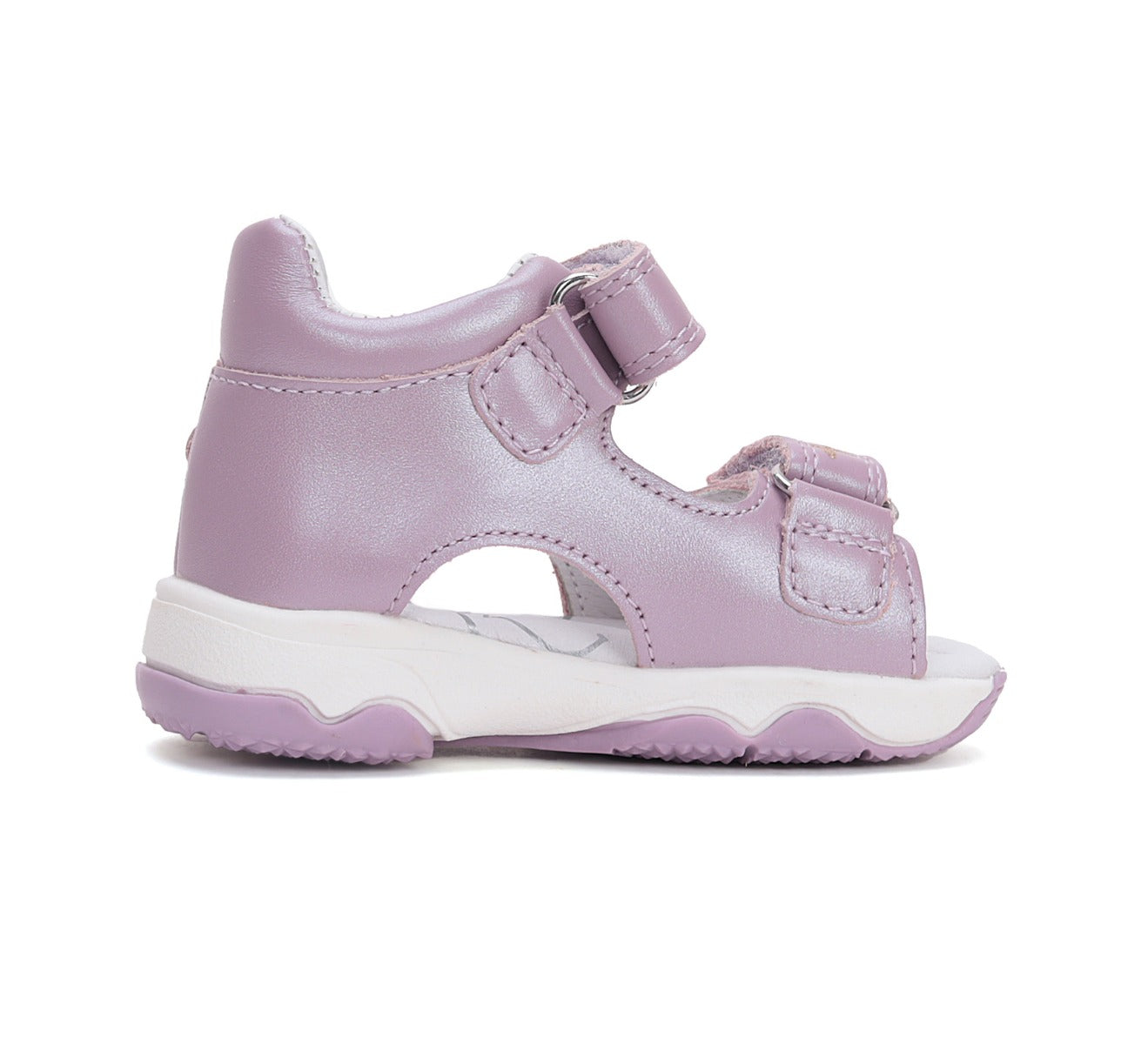 D.D.Step sandale fetite cu LED 20-25 Mauve cu fluturasi
