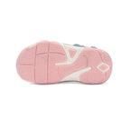 D.D.Step sandale fetite cu LED 20-25 Sky Blue cu fluturasi