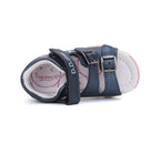 D.D.Step sandale fetite Sun Reactive 20-25 Royal Blue cu stea