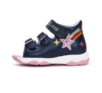 D.D.Step sandale fetite Sun Reactive 20-25 Royal Blue cu stea