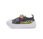 D.D.Step tenisi baieti 20-25 Dark Grey cu crocodil