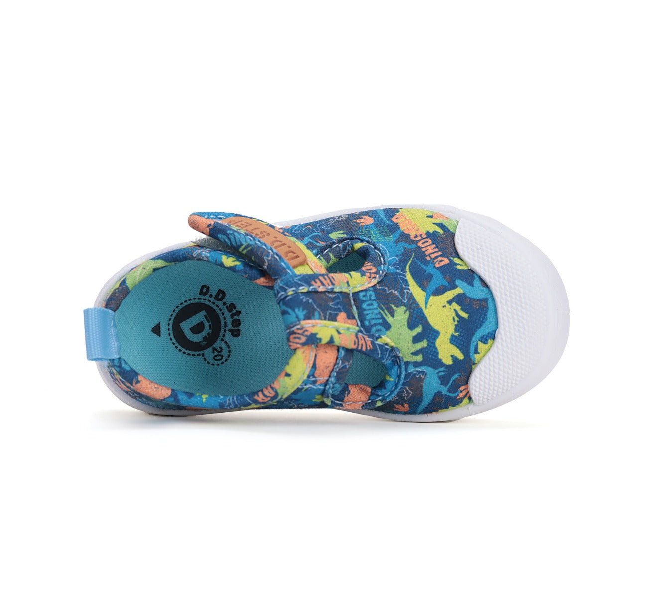 D.D.Step tenisi baieti decupati 20-25 Bermuda Blue cu Dino