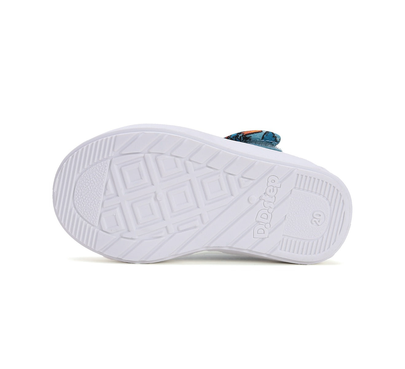 D.D.Step tenisi baieti decupati 26-31 Sky Blue cu rechin