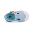 D.D.Step tenisi baieti decupati 26-31 Sky Blue simplu