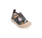 D.D.Step tenisi baieti decupati din panza 22-27 Marine Grey Speed