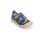 D.D.Step tenisi baieti decupati din panza 22-33 Aero Blue Never