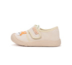 D.D.Step tenisi baieti din panza 22-27 Cream cu vulpe