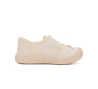 D.D.Step tenisi baieti din panza 22-27 Cream cu vulpe