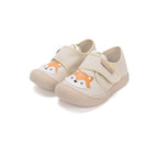 D.D.Step tenisi baieti din panza 22-27 Cream cu vulpe