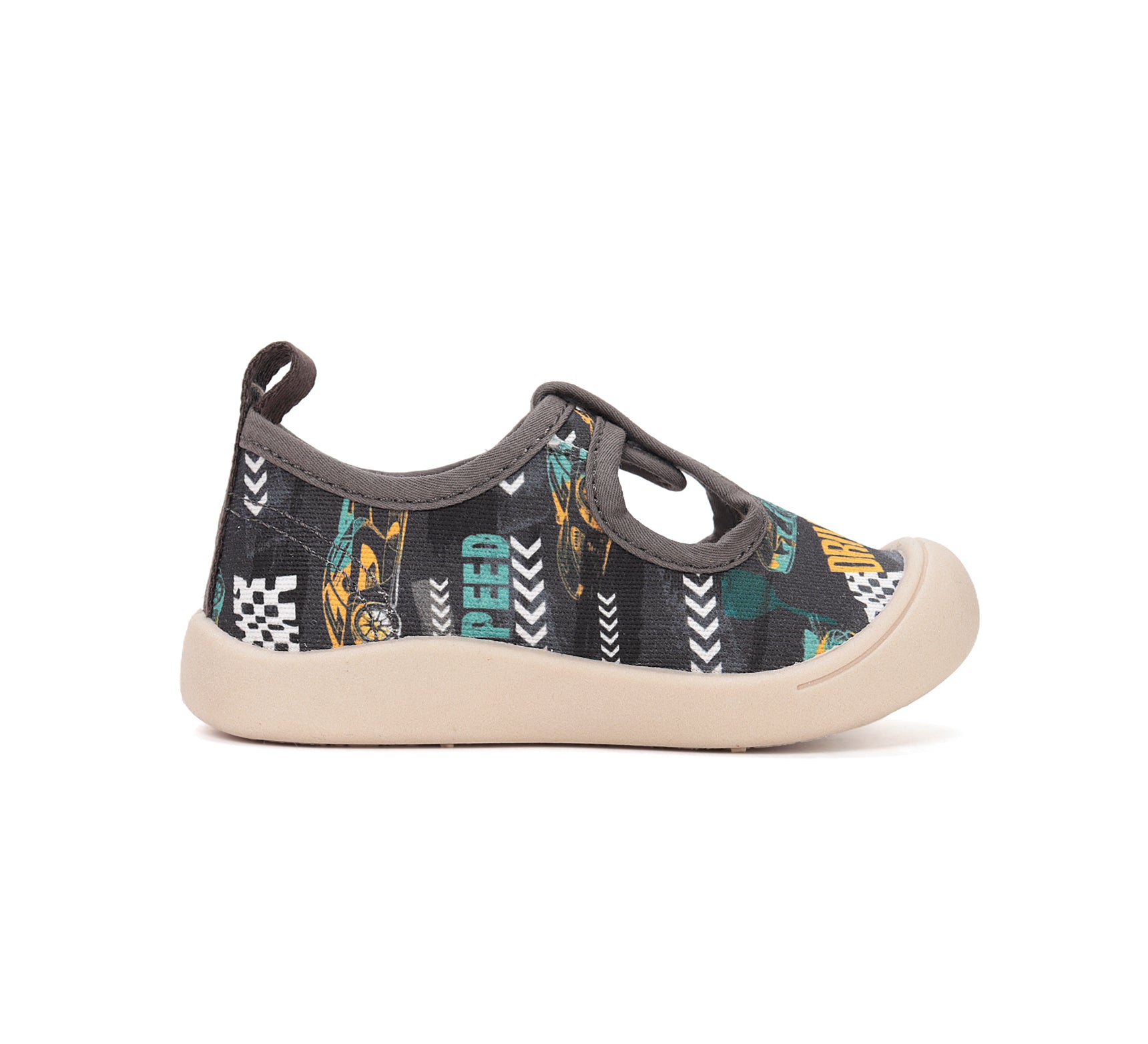 D.D.Step tenisi baieti decupati din panza 22-33 Marine Grey Speed Drive