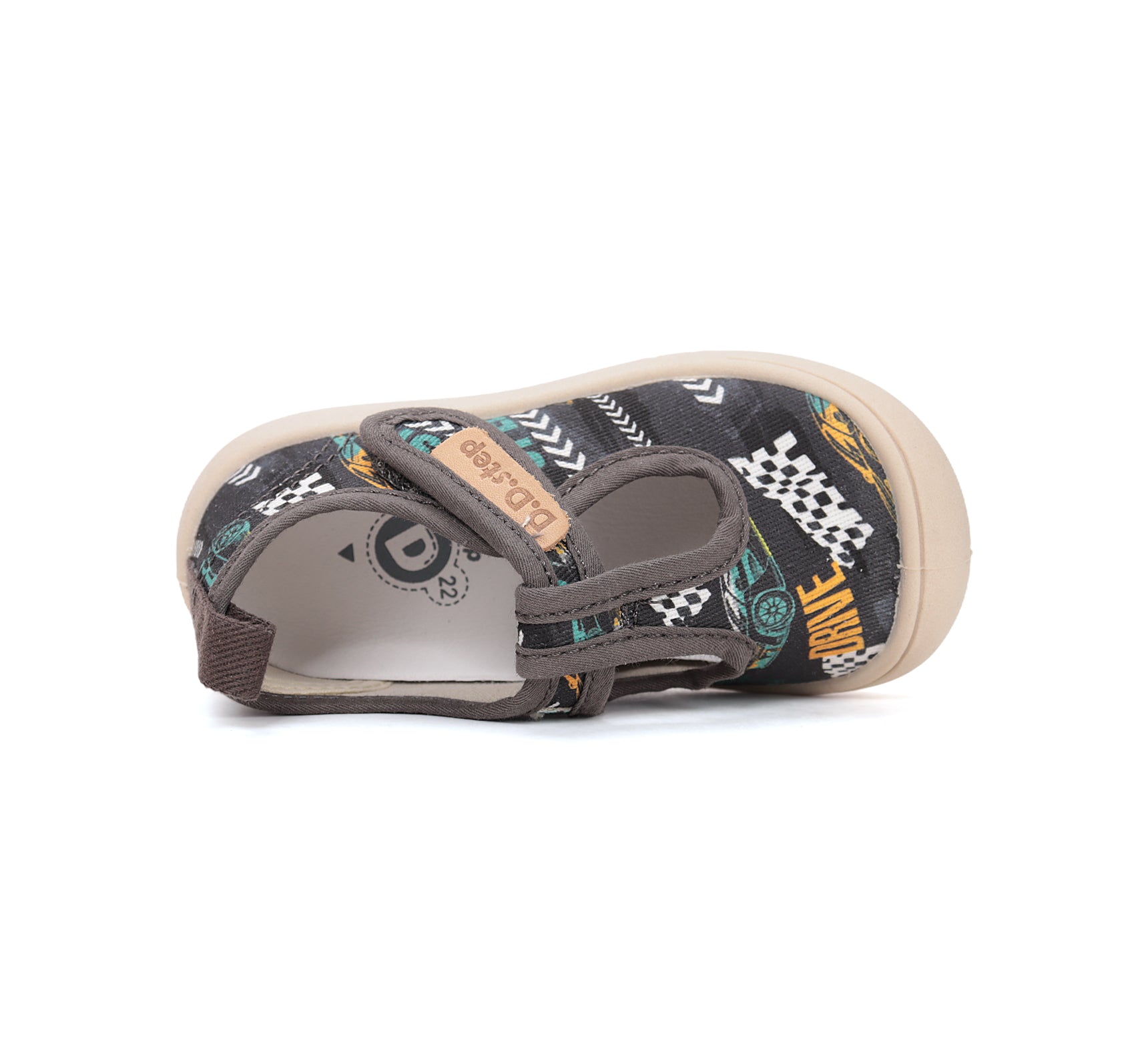 D.D.Step tenisi baieti decupati din panza 22-33 Marine Grey Speed Drive