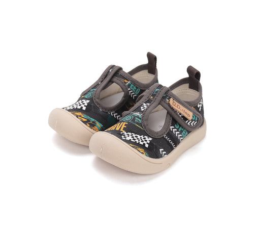 D.D.Step tenisi baieti decupati din panza 22-33 Marine Grey Speed Drive