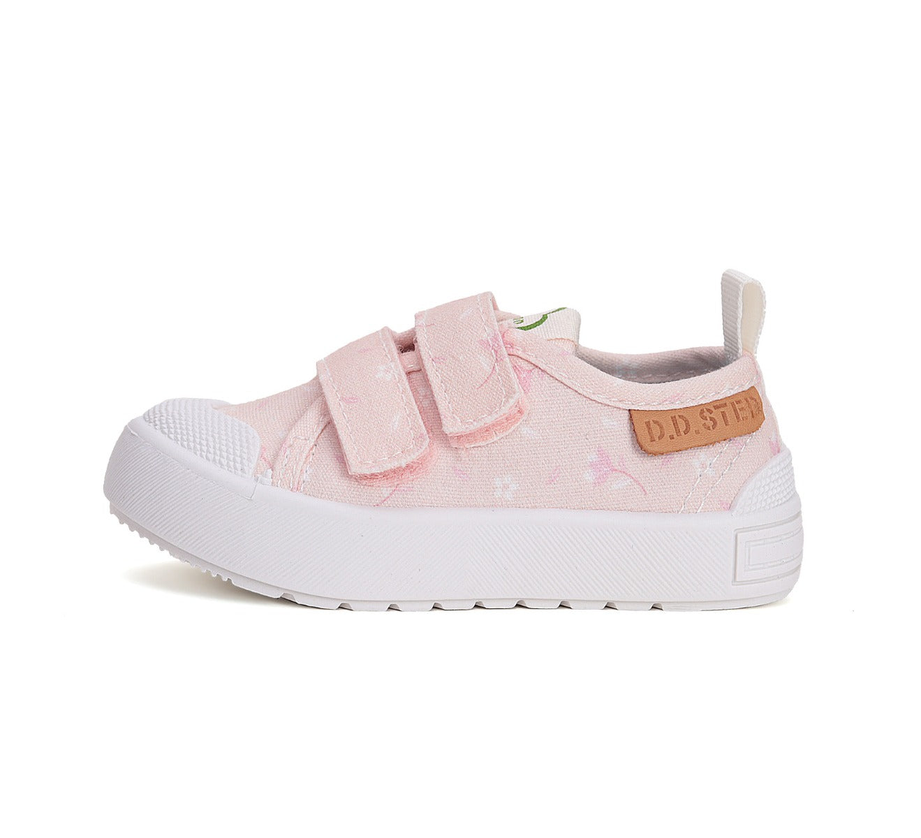 D.D.Step tenisi fete 20-25 Baby Pink cu floricele