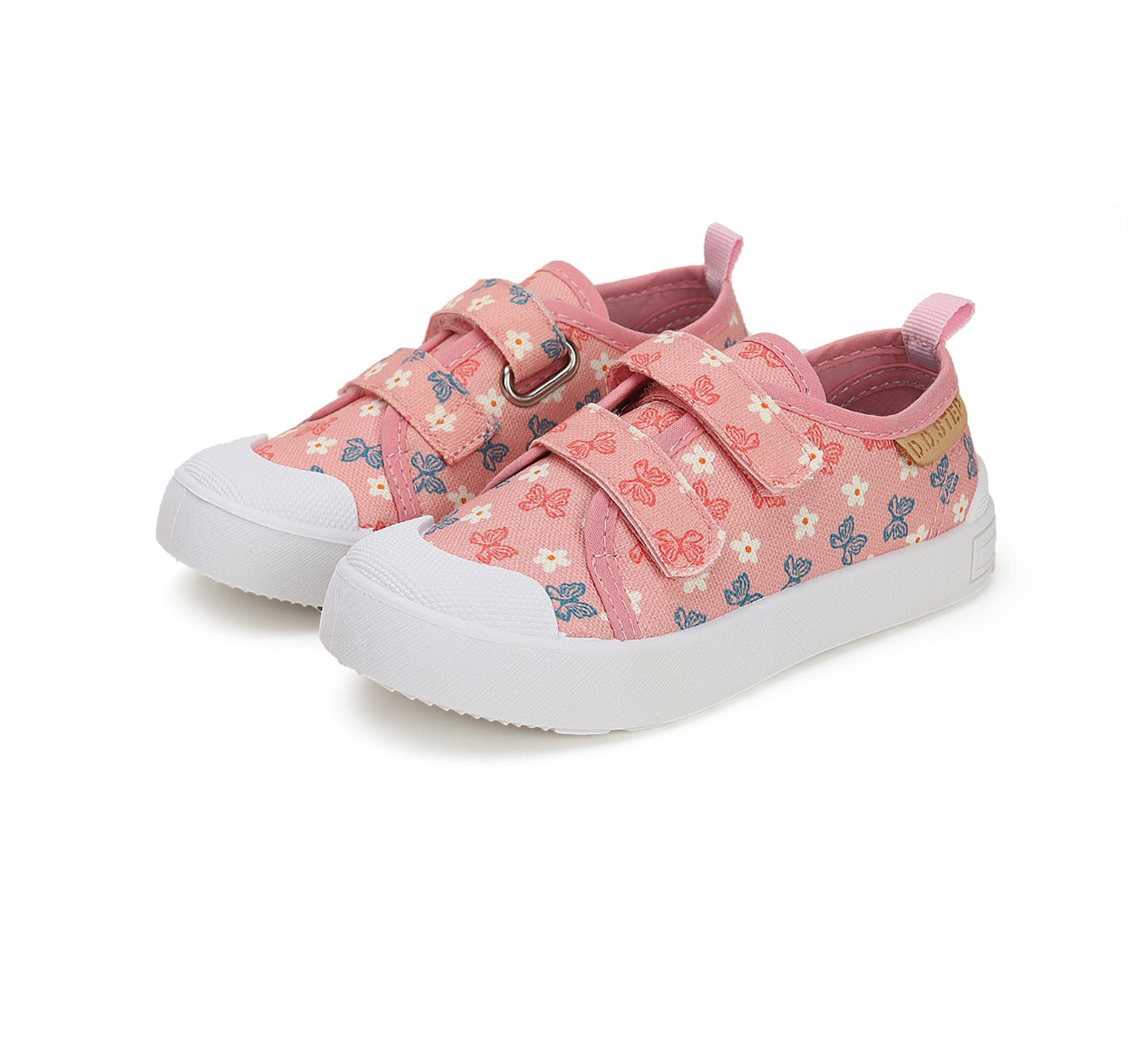 D.D.Step tenisi fete 20-25, Daisy Pink fluturasi cu flori Imagine principală a produsului