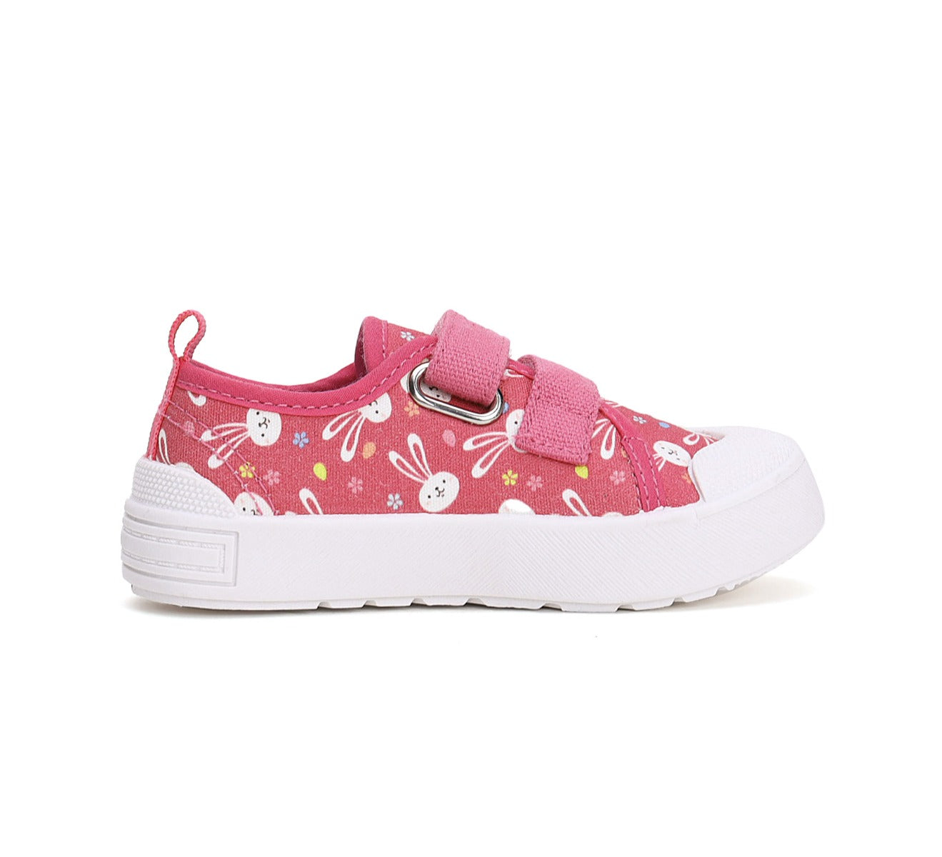 D.D.Step tenisi fete 26-31 Dark Pink cu iepurasi