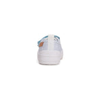 D.D.Step tenisi fete 20-25 Sky Blue cu floricele