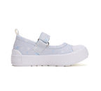 D.D.Step tenisi fete decupati 26-31 Sky Blue cu floricele
