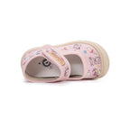 D.D.Step tenisi fete decupati din panza 22-33 Baby Pink Unicorn