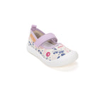 D.D.Step tenisi fete decupati din panza 22-27 Cream Skate