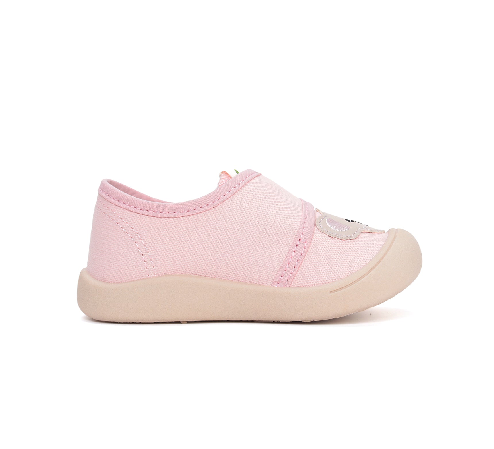 D.D.Step tenisi fete din panza 22-27 Baby Pink cu catel