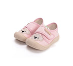 D.D.Step tenisi fete din panza 22-27 Baby Pink cu catel