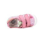 D.D.Step tenisi fete din panza 28-33 Daisy Pink Skate