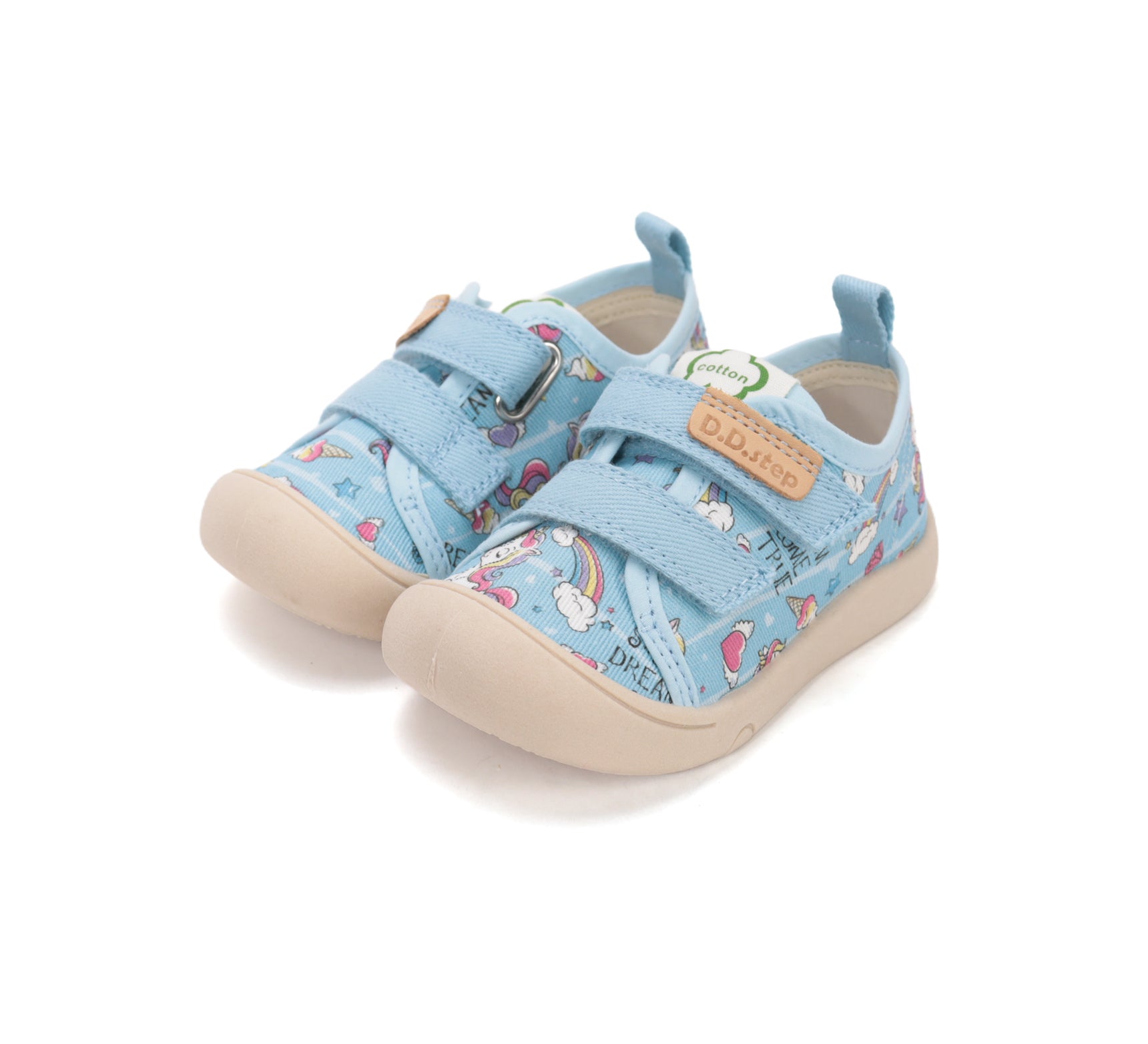 D.D.Step tenisi fete din panza 22-33 Oceanic Unicorn Imagine principală a produsului