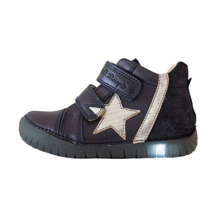 D.D.Step Pantofi fete cu scai si led marimea 31-36 Violet Imagine principală a produsului
