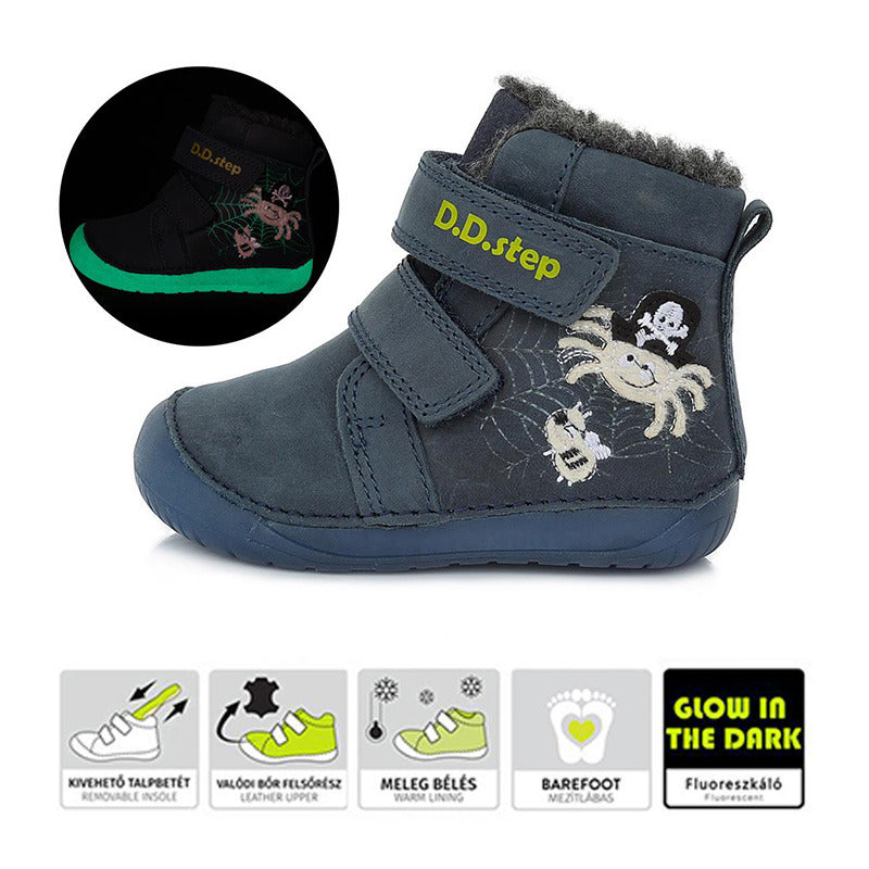 D.D.Step ghete baieti imblanite Barefoot 20-25