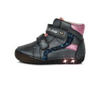 D.D.Step ghete fete cu LED Water-Repellent 25-30, Black 01