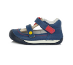 D.D.Step pantofi baieti decupati Barefoot 20-25, Royal Blue 01
