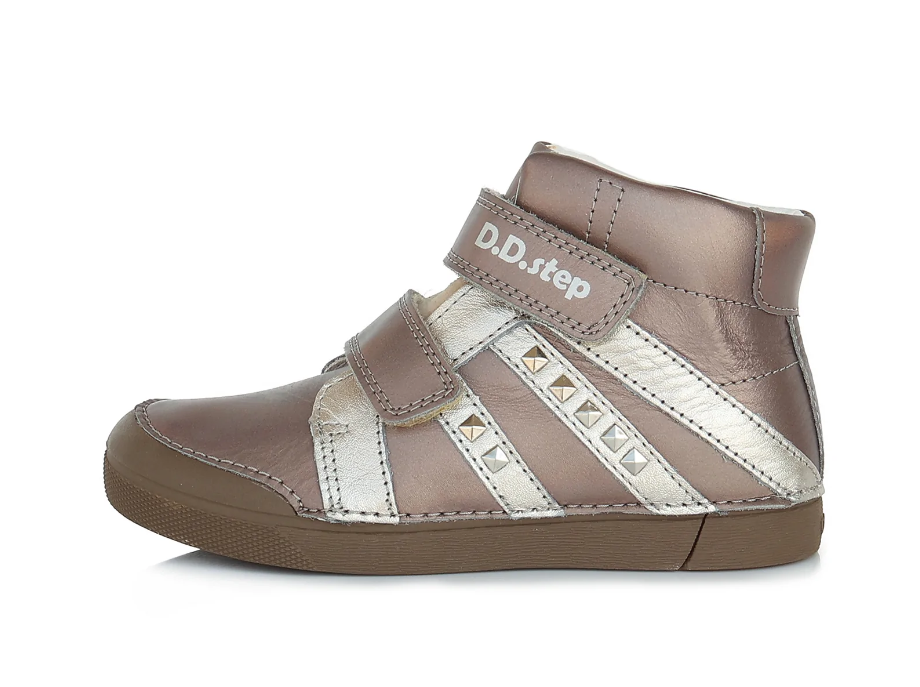 D.D.Step pantofi fete 25-30, Bronze A068-538BM