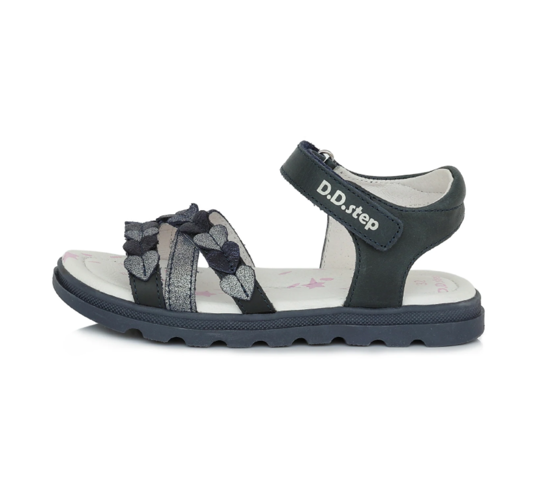 D.D.Step sandale fetite 25-30, Royal Blue AC63-485AM 01