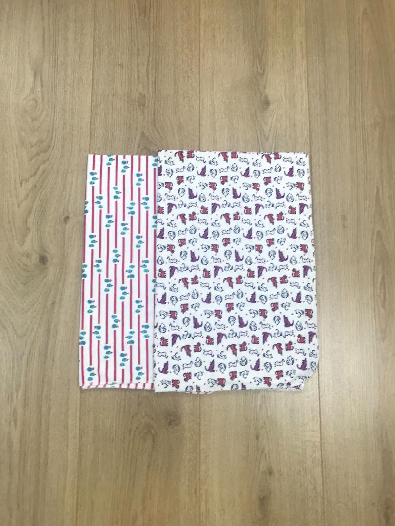 Danina scutec bumbac 70x70 cm cu imprimeu, 2 buc 01 Imagine principală a produsului