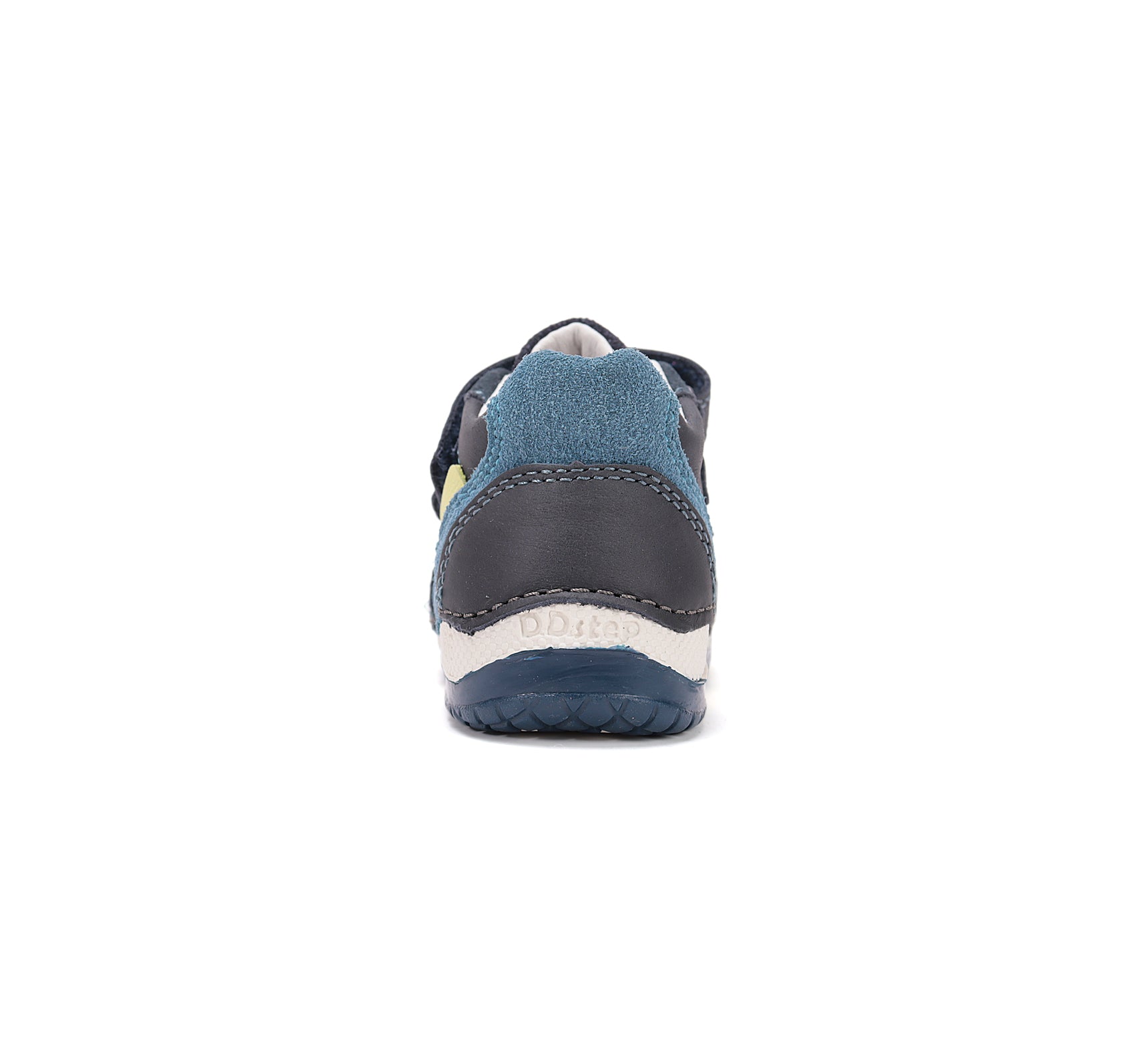 D.D.Step pantofi baieti piele 19-24 Royal blue cu insertii