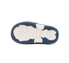 D.D.Step pantofi baieti piele 19-24 Royal blue cu insertii