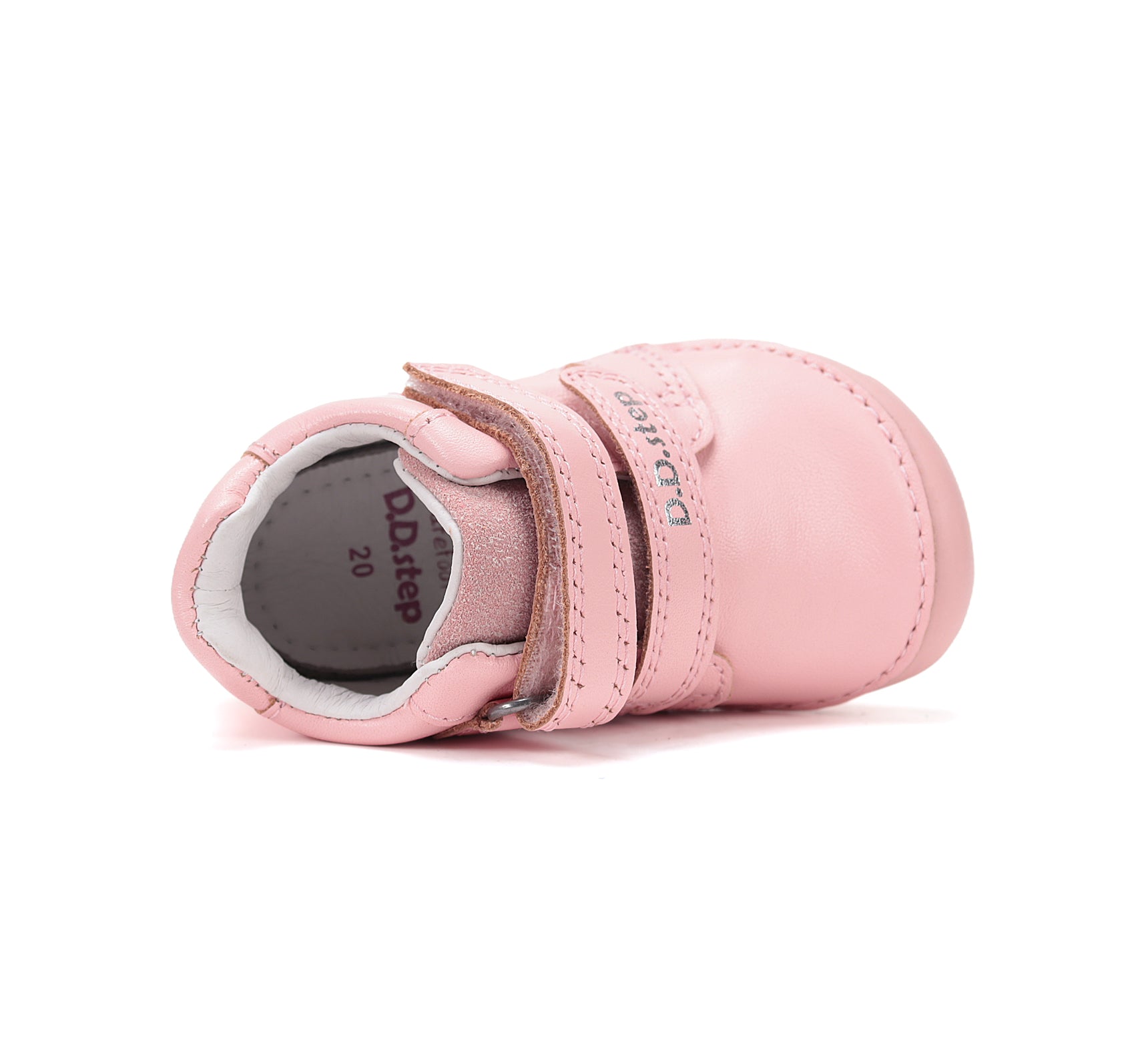 D.D.Step pantofi fete Barefoot 20-25 Baby Pink cu norisor