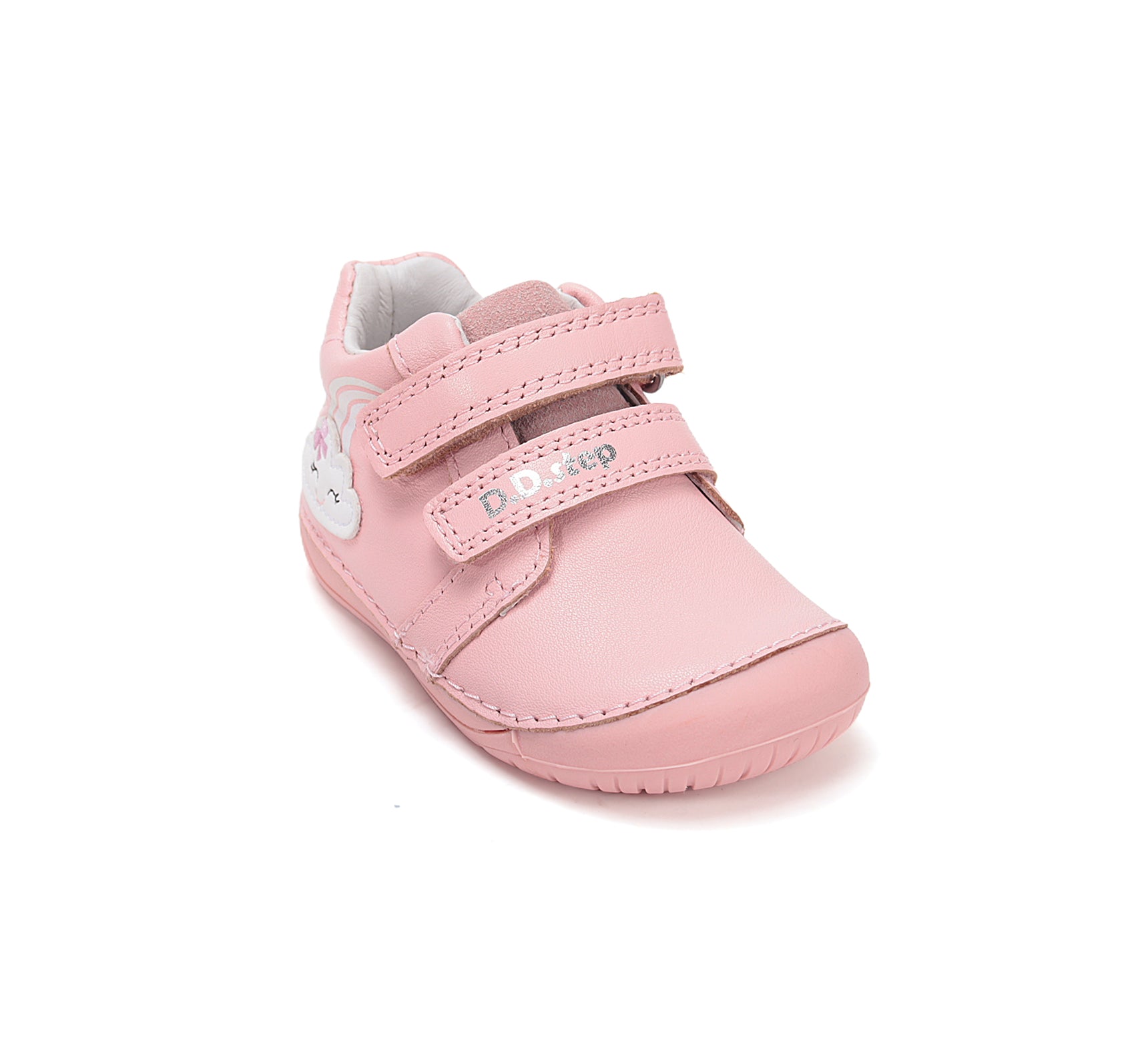 D.D.Step pantofi fete Barefoot 20-25 Baby Pink cu norisor