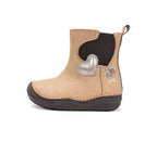 D.D.Step cizme fete captusite 26-31 Cream cu inimioare
