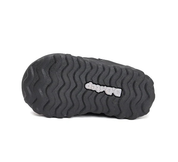 D.D.Step cizme fete Aqua-Tex imblanite 22-27 Black cu inimioara