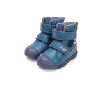 D.D.Step ghete baieti AQUA-TEX captusite Ponte20 supinati 22-27 Calypso Sky cu foca