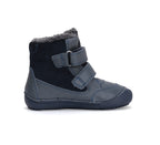 D.D.Step ghete baieti Barefoot captusite 25-30 Royal Blue cu crocodil