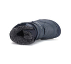 D.D.Step ghete baieti Barefoot captusite 25-30 Royal Blue cu crocodil