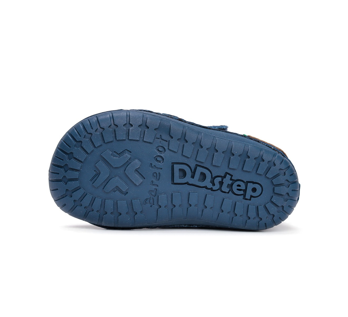 D.D.Step ghete baieti Barefoot imblanite 20-25 Royal Blue cu catel