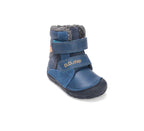 D.D.Step ghete baieti Barefoot imblanite 26-31 Bermuda Blue